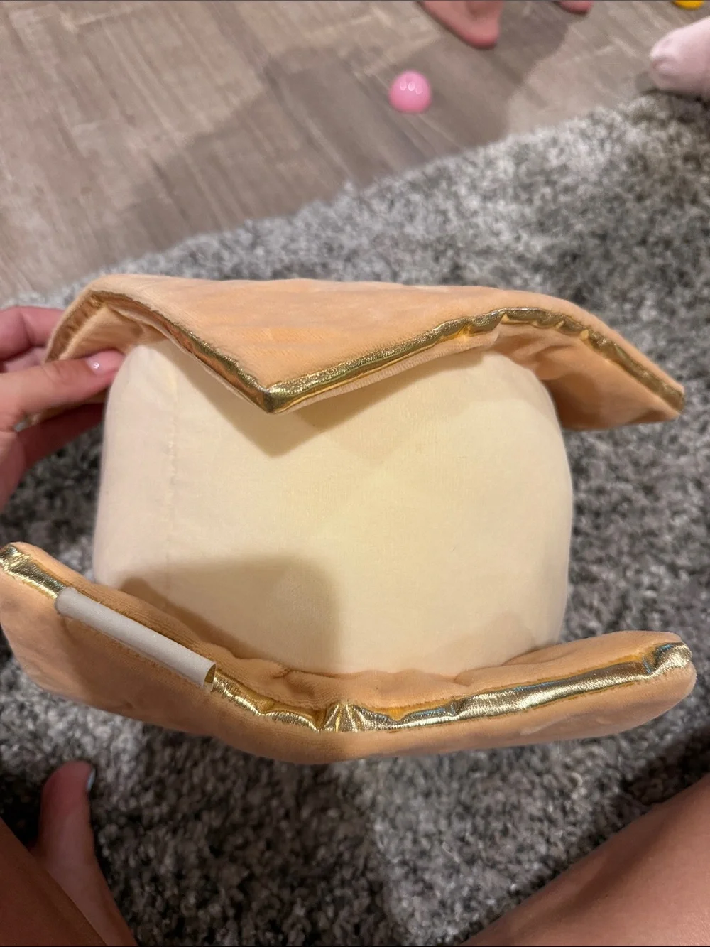 Plush S'mores Soft Toy - Cream & Gold Kids Accessory